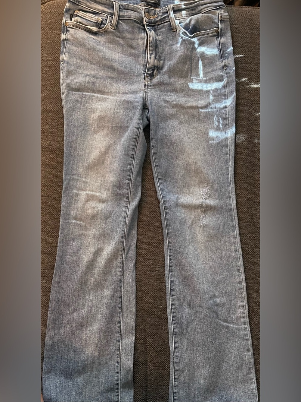 Judy Blue distressed blue jeans